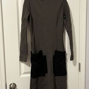 OLIVE Green Dress Size XS